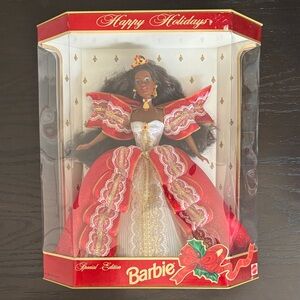 Barbie Holiday African American 10th Anniversary Doll - 1997 Edition